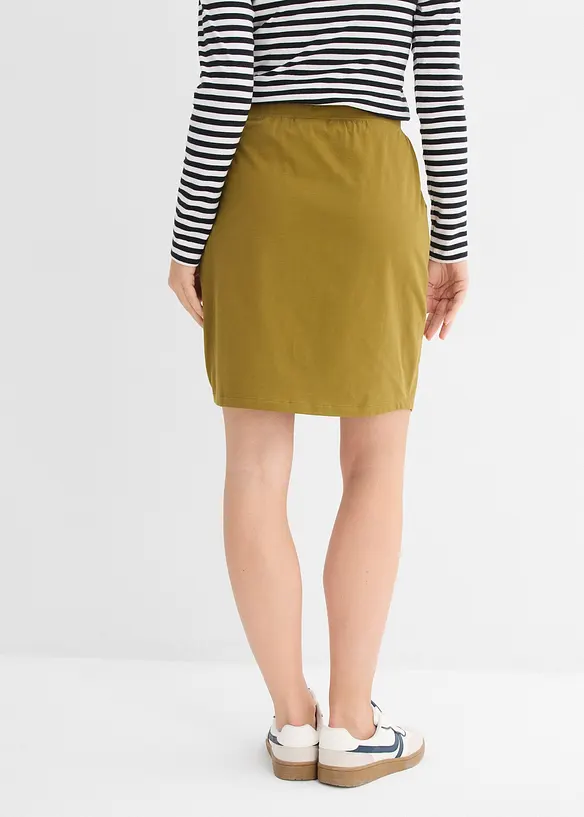 Skj&oslash;rt i &oslash;kologisk bomull med elastan, bonprix