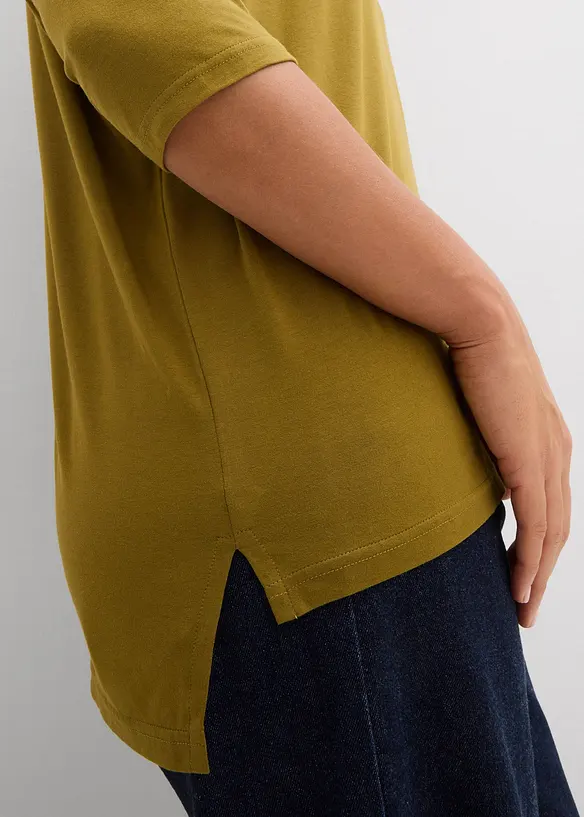 Boxy topp i myk viskosemiks, bonprix