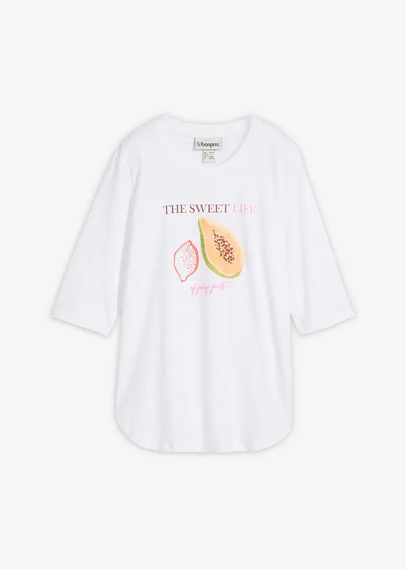 T-skjorte i 100% &oslash;kologisk bomull, bonprix