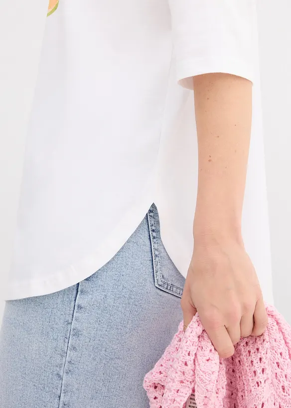 T-skjorte i 100% &oslash;kologisk bomull, bonprix