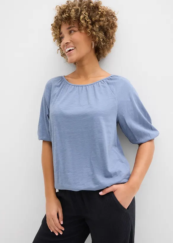 Topp i 100% &oslash;kologisk bomull, bonprix