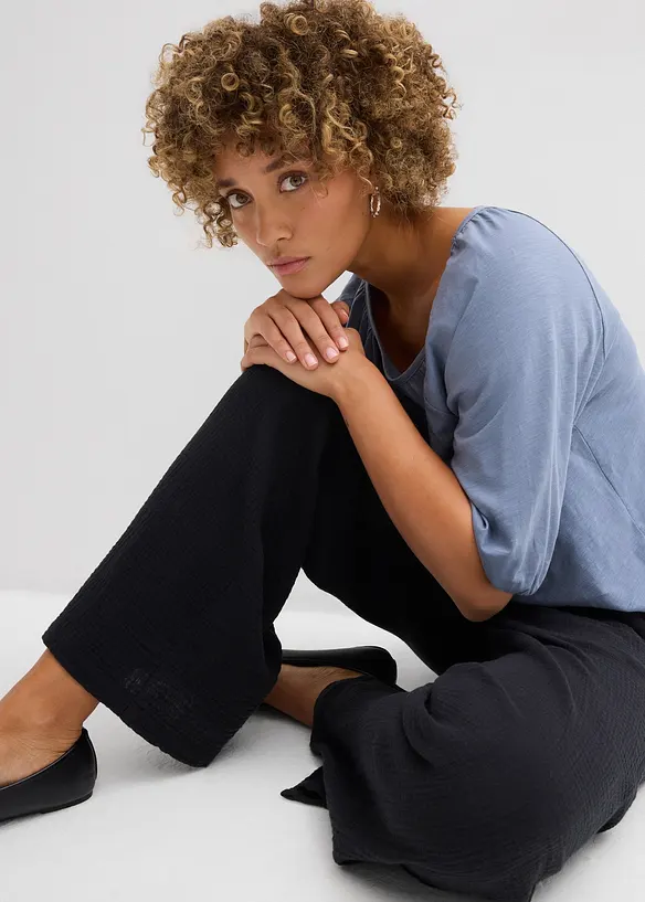 Topp i 100% &oslash;kologisk bomull, bonprix