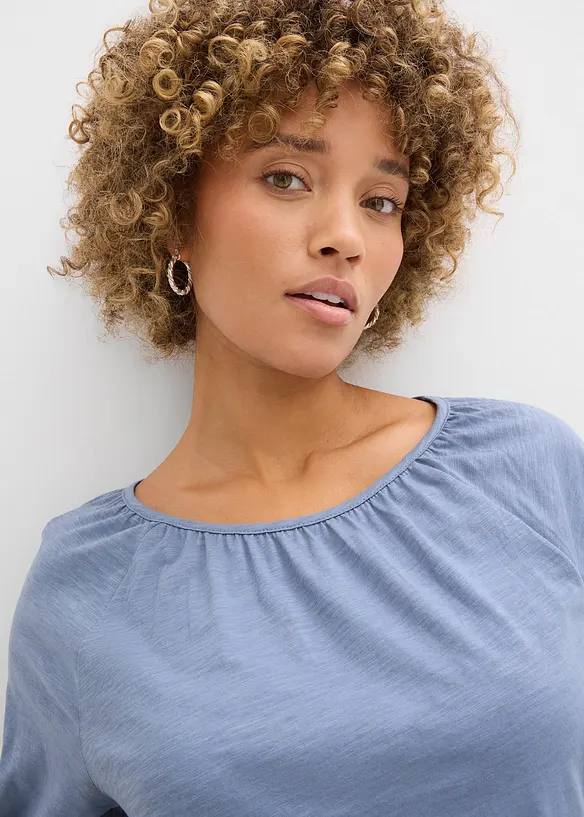 Topp i 100% &oslash;kologisk bomull, bonprix