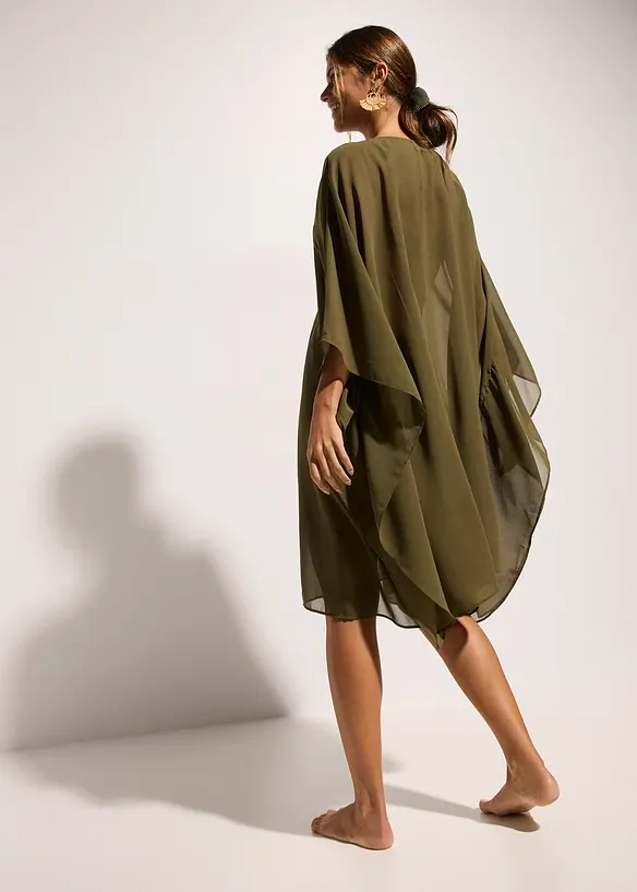 Strandtunika i lett chiffon, bonprix