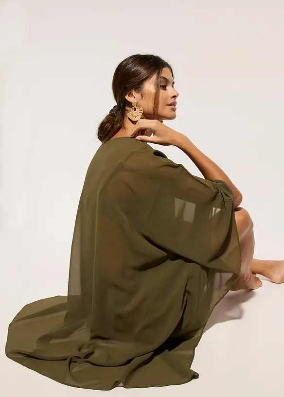 Strandtunika i lett chiffon, bonprix