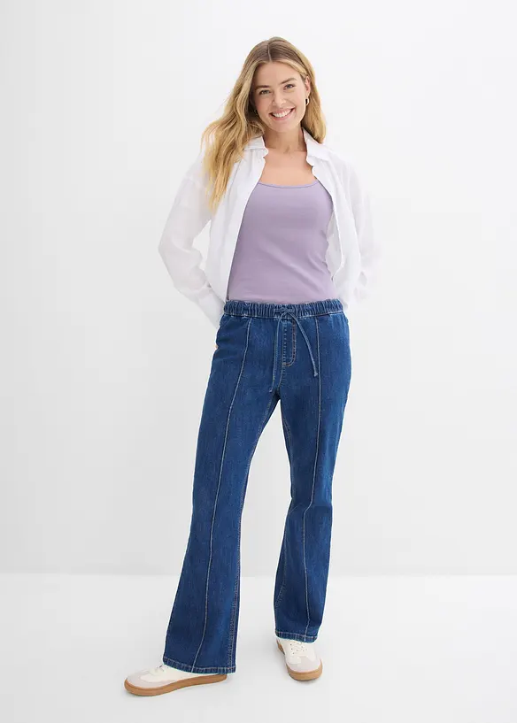 Singlet i 100% bomull (3-pack), bonprix