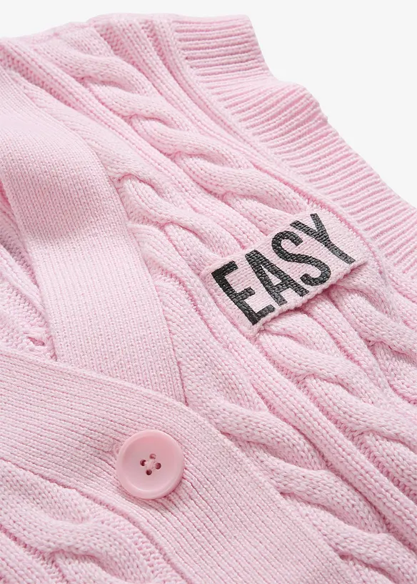 Vid strikkevest, bonprix