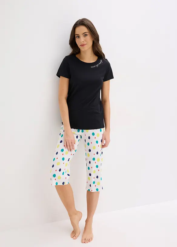 Pyjamas i 100% bomull, bonprix