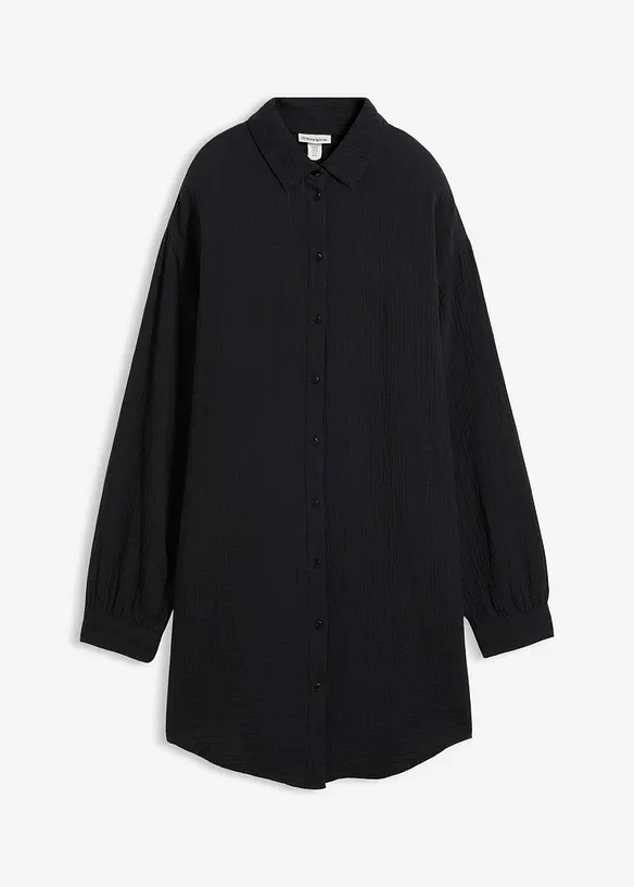 Bluse i musselin av 100% bomull, bonprix
