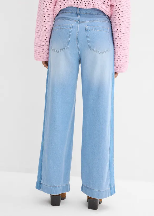 Wide Leg-jeans High Waist, bonprix