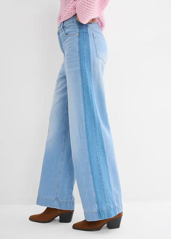 Wide Leg-jeans High Waist, bonprix