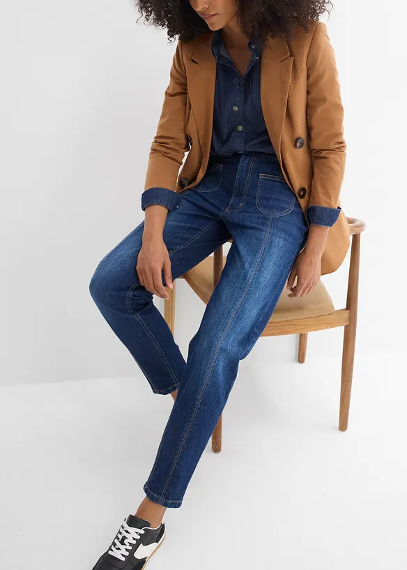 Mom-jeans High Waist, cropped, bonprix