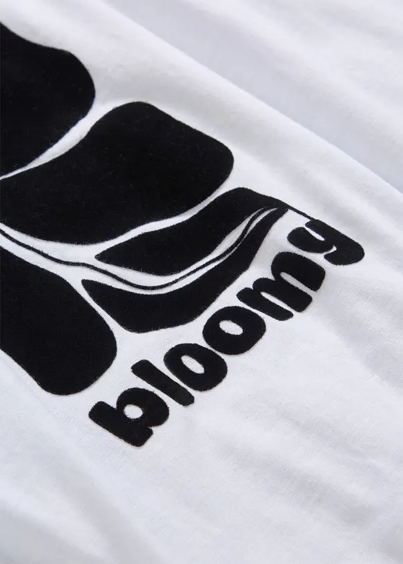 Bomullstopp med vaflet linning i falden, bonprix