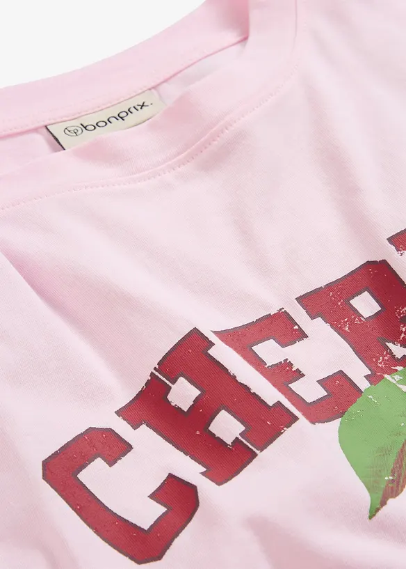 T-skjorte i 100% &oslash;kologisk bomull med trykk, bonprix