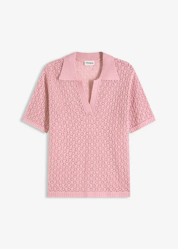 Genser med hullm&oslash;nster, bonprix