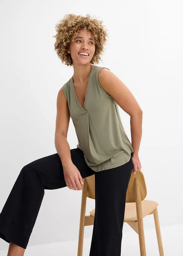 Topp i myk viskosemiks, bonprix