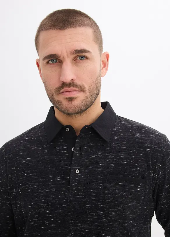 Rugbygenser med vevd krage, bonprix