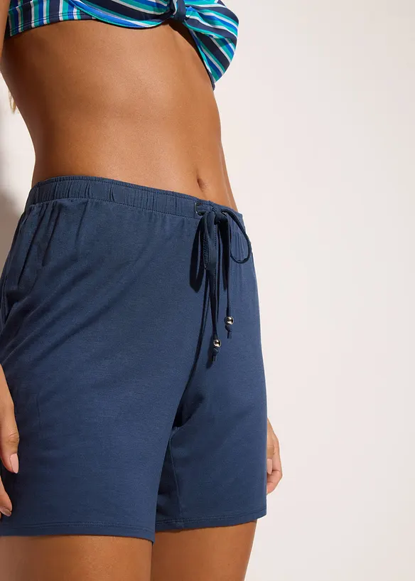 Strandshorts i lett viskosemiks, bonprix