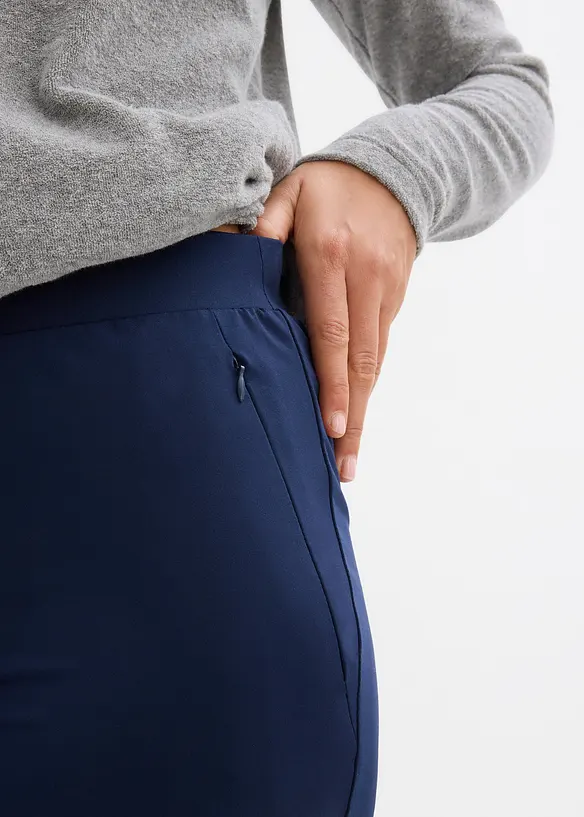 Allrounder treningsleggings med glidel&aring;slommer, bonprix