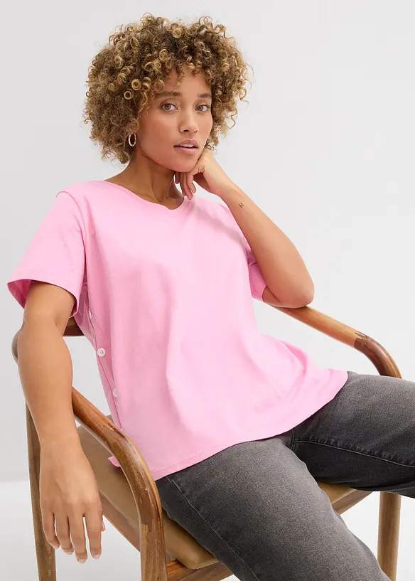 Vid T-skjorte i &oslash;kologisk bomull, bonprix