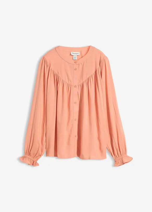 Prairie-bluse av lett viskose, bonprix