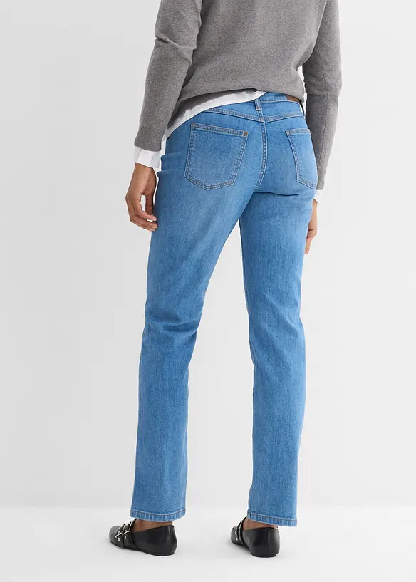 Straight-jeans Mid Waist, Stretch, bonprix