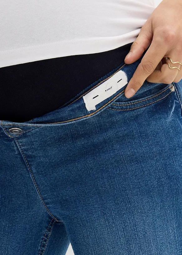 Mammajeans i &oslash;kologisk bomull, Straight Leg, bonprix