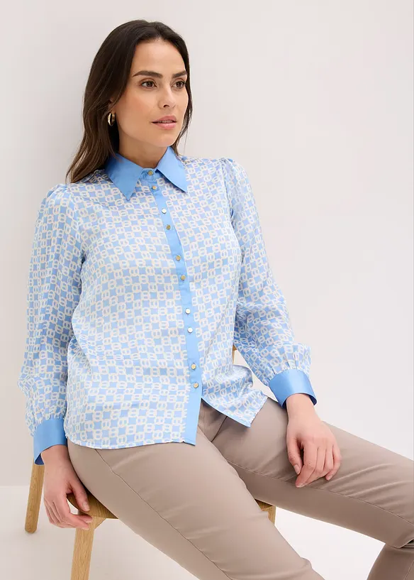 Satengbluse, bonprix