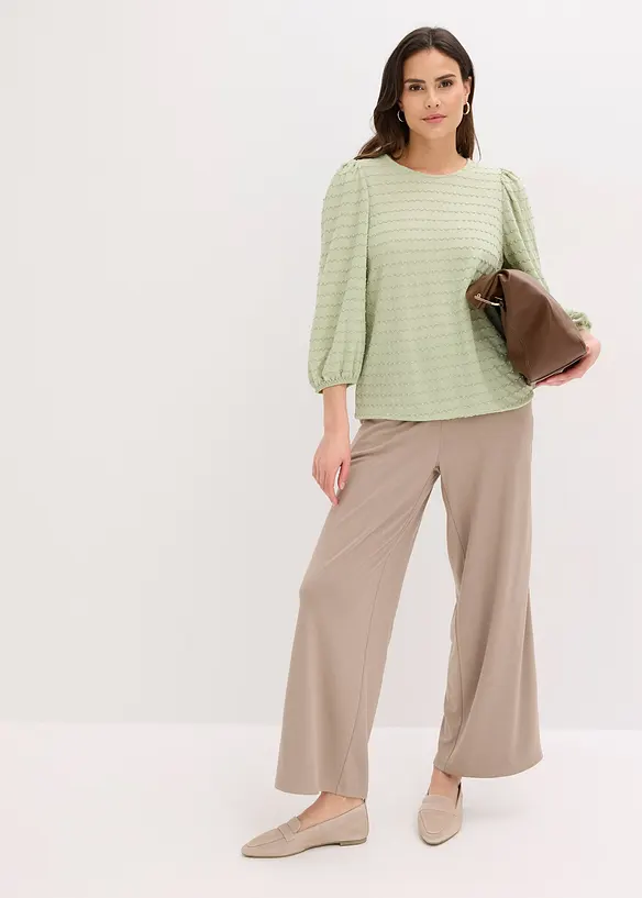 Trikot-tunika med strukturm&oslash;nster, bonprix