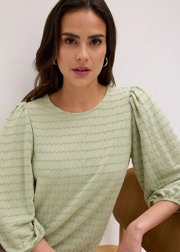 Trikot-tunika med strukturm&oslash;nster, bonprix