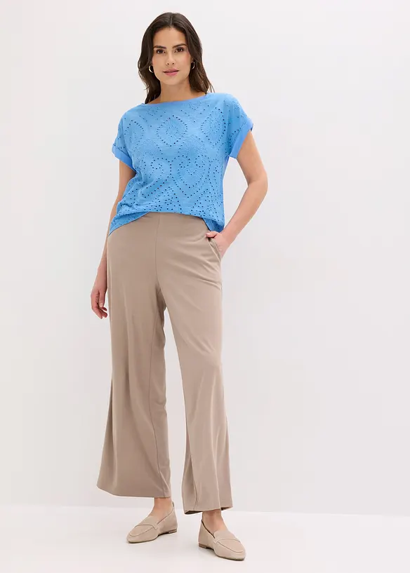 Topp med hullblonder, bonprix