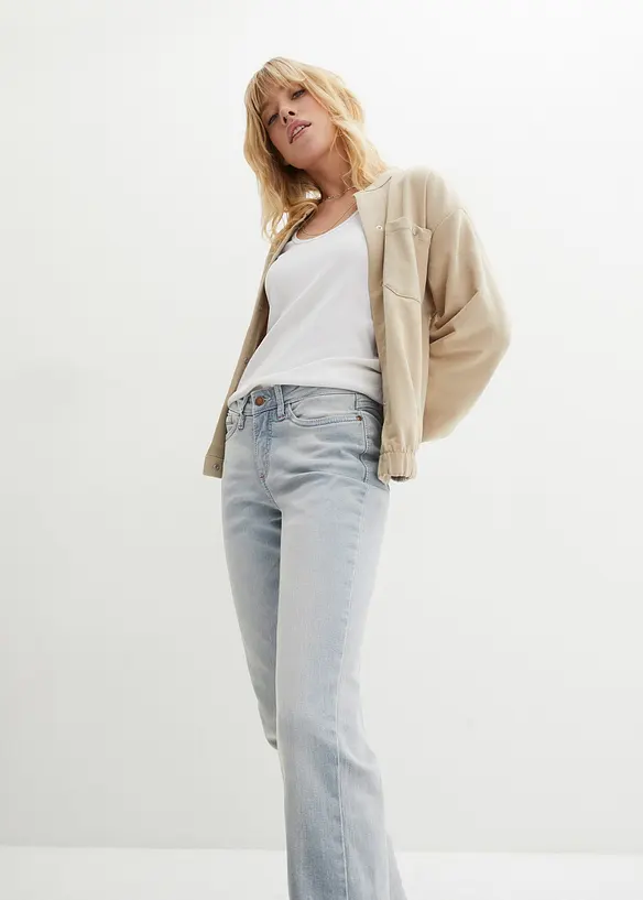 Bootcut-jeans Mid Waist, Stretch, bonprix