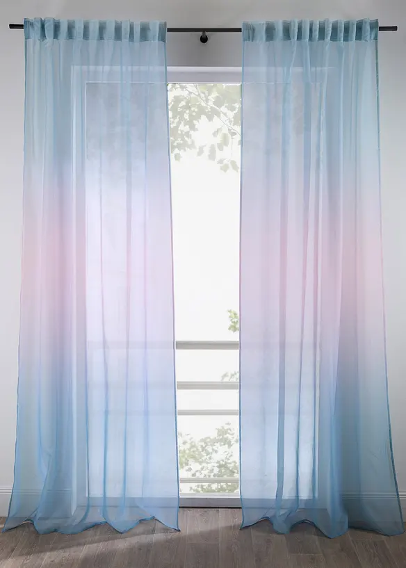 M&oslash;nstret gardin (1-pack), bonprix