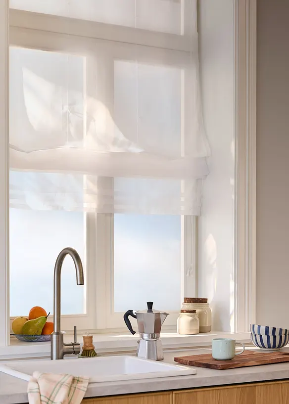 Liftgardin i lett voile, bonprix