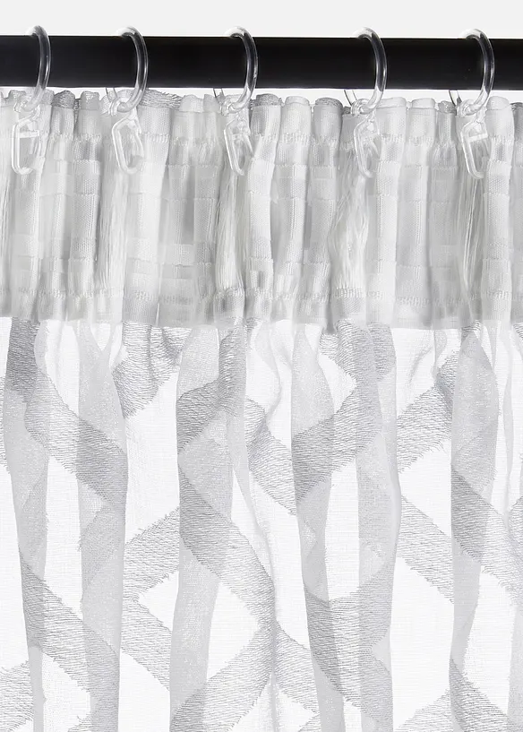 Gardin med etset m&oslash;nster (1-pack), bonprix