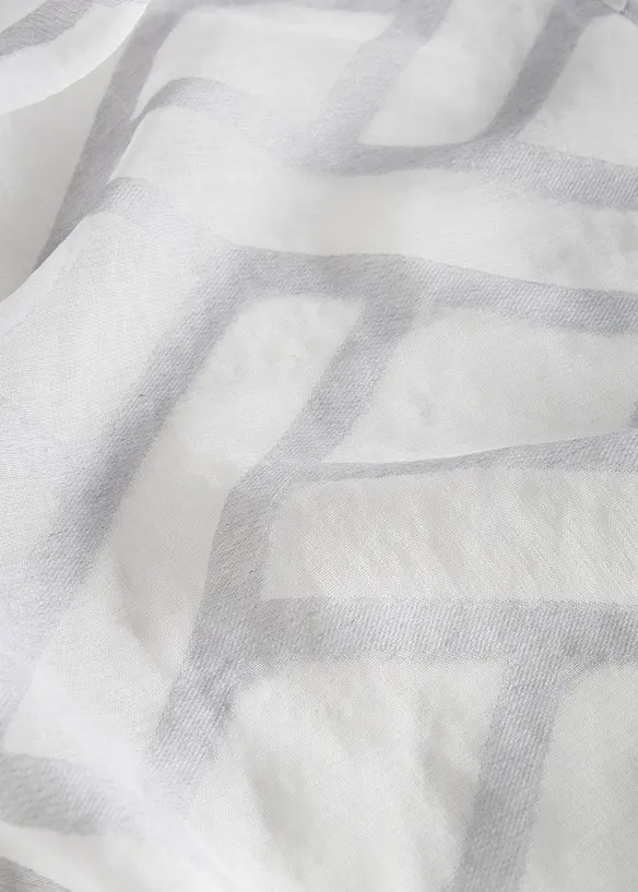 Gardin med etset m&oslash;nster (1-pack), bonprix