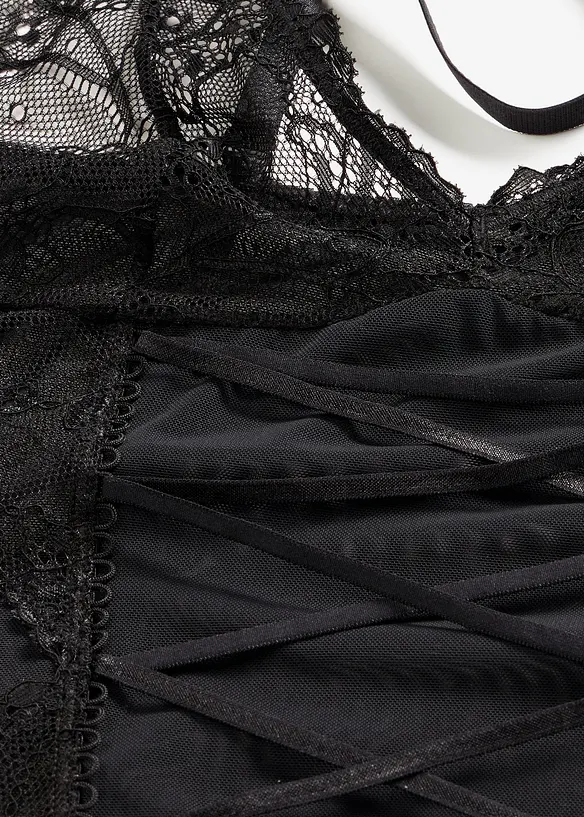 Straptop og string ouvert (2 deler), bonprix