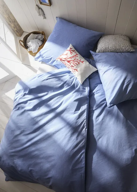 Pyntepute med glansfullt korallm&oslash;nster, bonprix