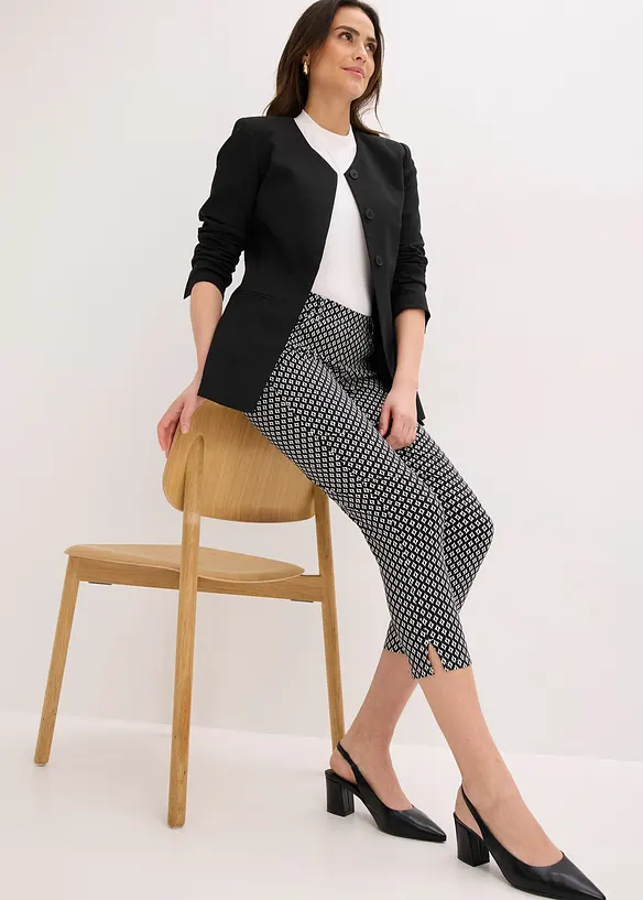 7/8-bukse i bengalin med elastan, bonprix