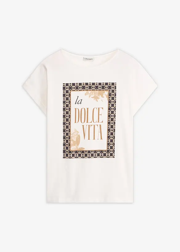 Topp i 100% &oslash;kologisk bomull, bonprix