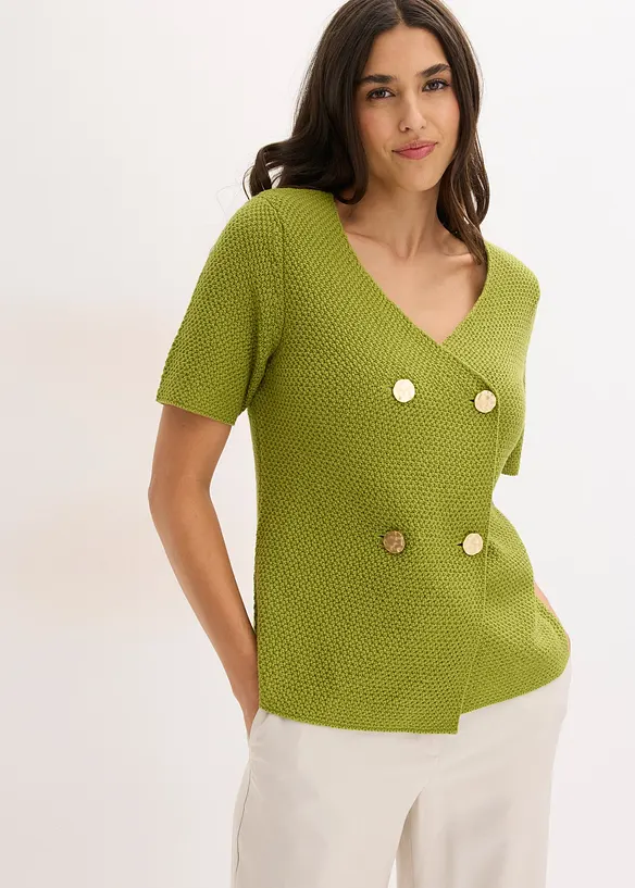 Strikket blazer, bonprix