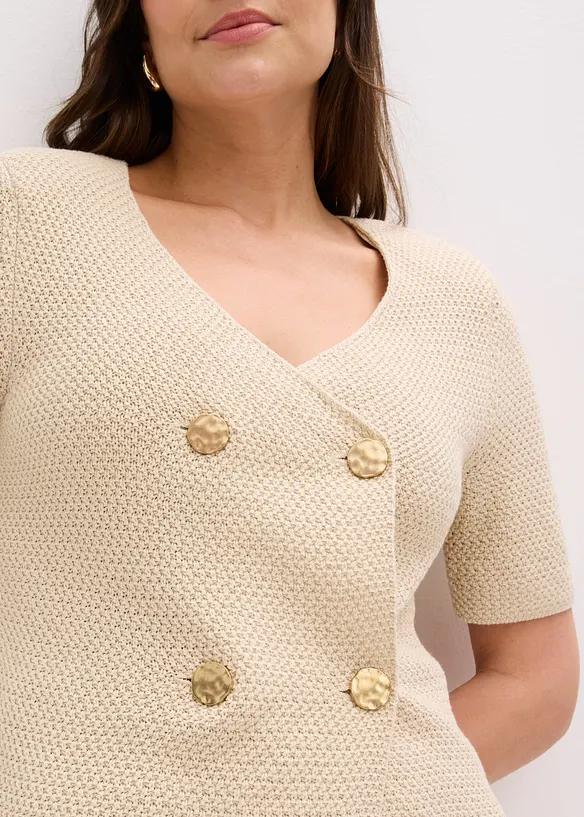 Strikket blazer, bonprix