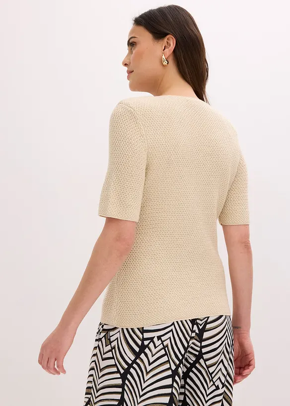 Strikket blazer, bonprix