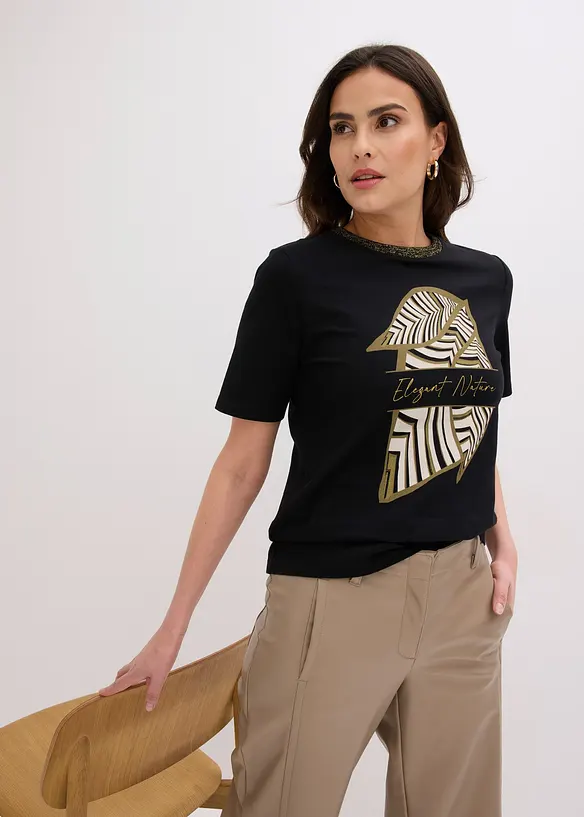 Topp i &oslash;kologisk bomull, bonprix