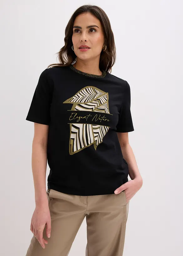 Topp i &oslash;kologisk bomull, bonprix