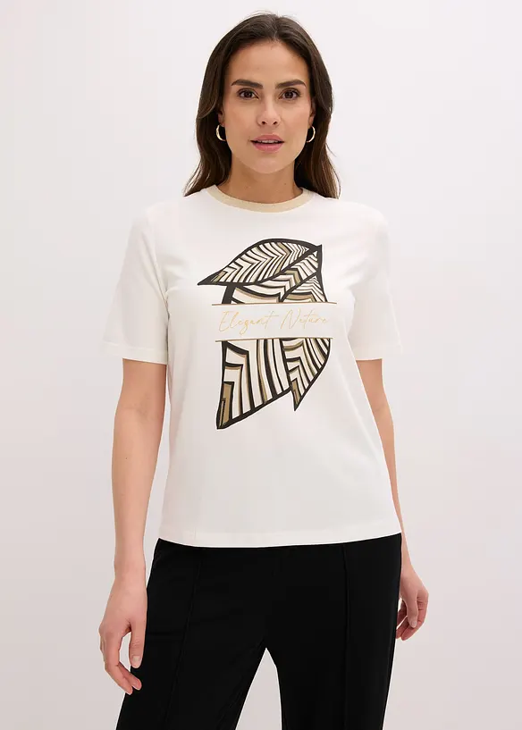 Topp i &oslash;kologisk bomull, bonprix