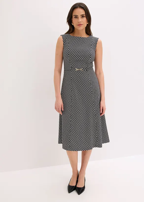 Kjole med belte (2-delt sett), bonprix