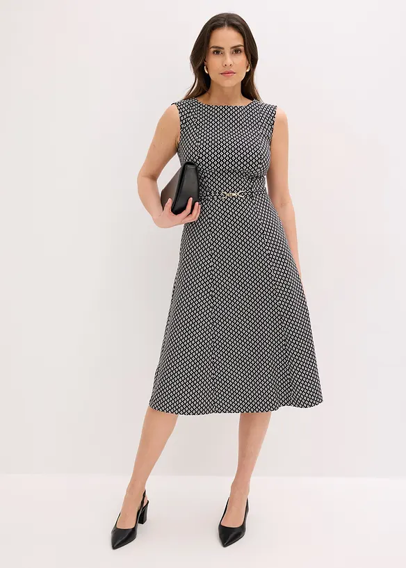 Kjole med belte (2-delt sett), bonprix