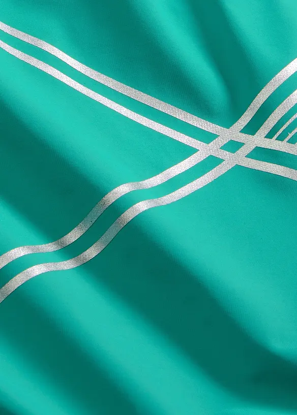 Light shape badedrakt med metallic detaljer, bonprix