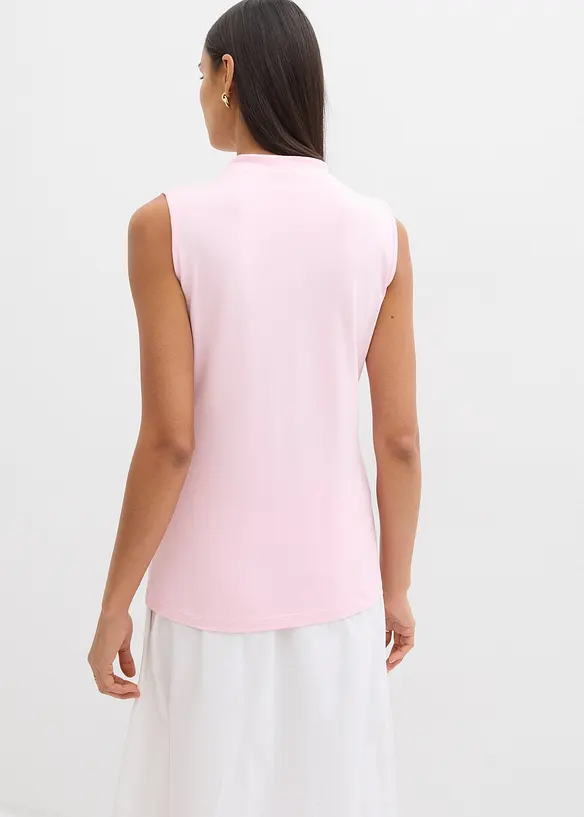 Topp i elastisk bomullsmiks, bonprix